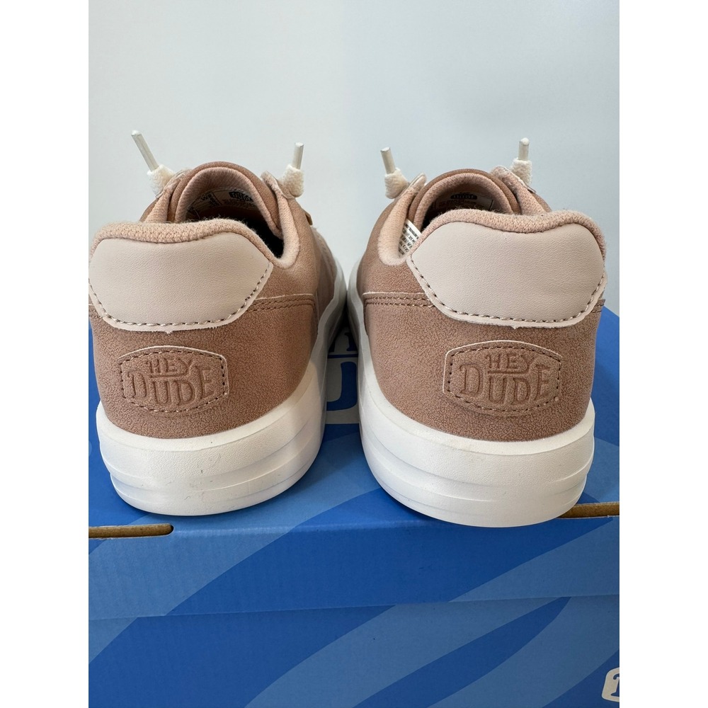 Hey Dude Karina Duo Classic Blush Pink Women's Sneakers Lace‎ Up Size 8 NEW - Picture 6 of 7